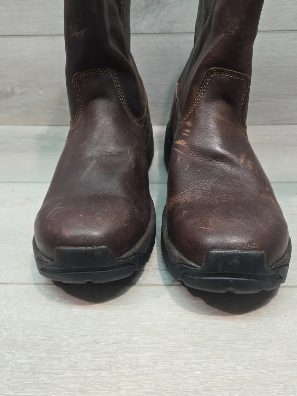 Cabelas Mens Dry Plus Leather Soft Toe 82-5533 Boots Shoes Sz 13D